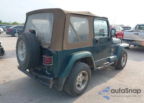 2000 Jeep Wrangler Sahara из США, поврежденный, VIN 1J4FA59S0YP798716